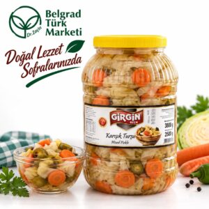Girgin Karışık Turşu — Net 2,5 kg (Brüt 5 kg)