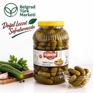 Girgin Salatalık Turşusu — Net 2,5 kg (Brüt 5 kg)