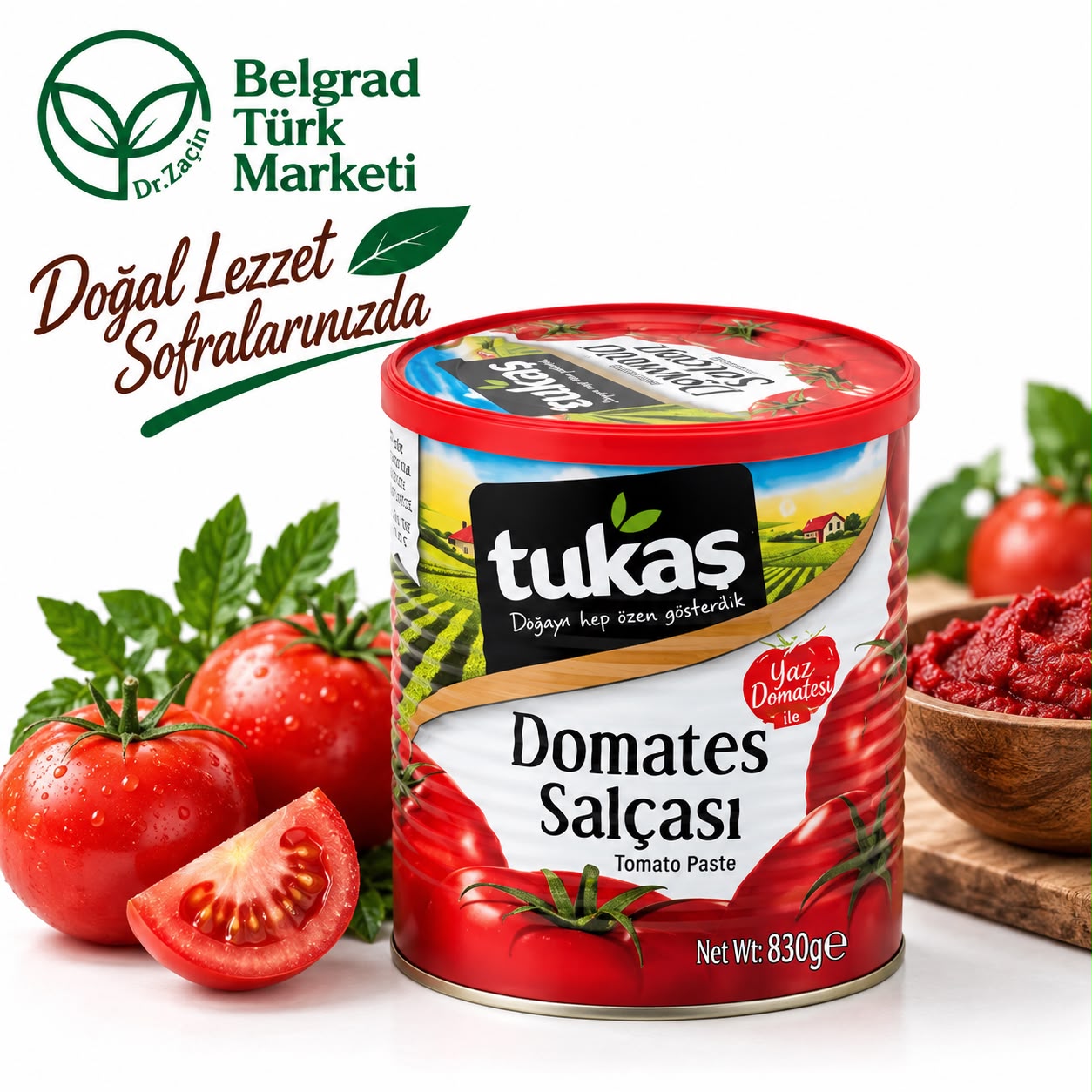 Tukaş Domates Salçası 830 g